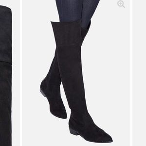 Black over the knee boots